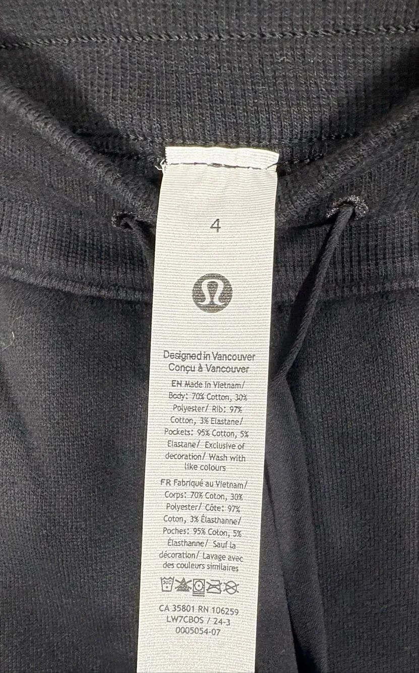 Lululemon woman’s scuba sweat shorts size 4